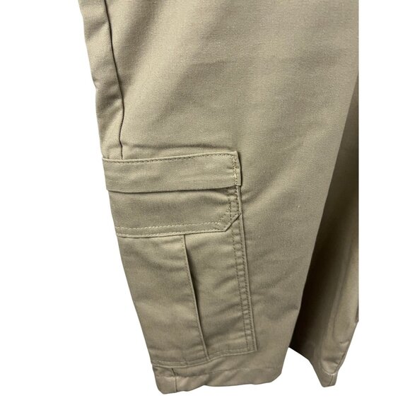 Dickies Flex Mens Cargo Shorts Khaki Size 46 Cotton Blend Gorpcore Outdoor - Picture 12 of 13